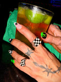 Checker Ring Set